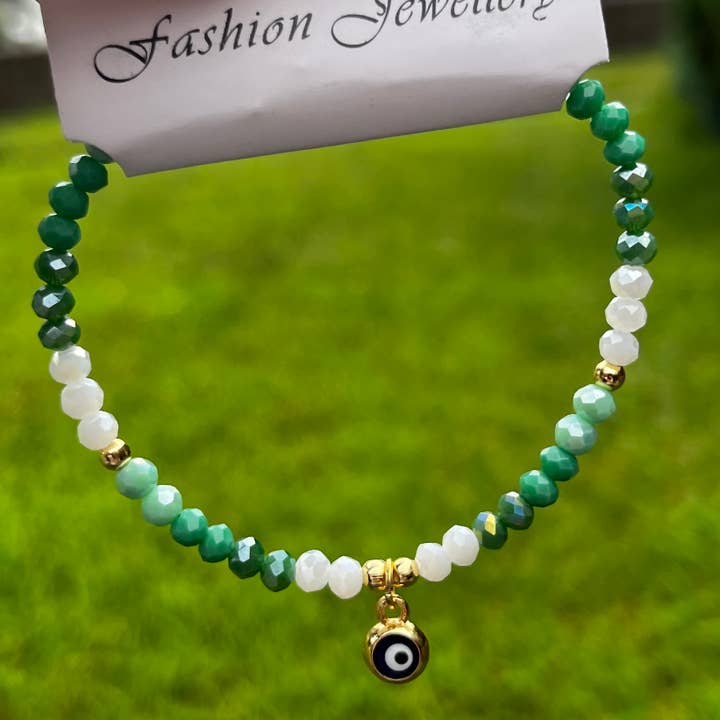 Loli - Wholesale Charm/dangle bracelet - Crystal Bracelet | Evil Eye Charm Gift | 8 Color Options20