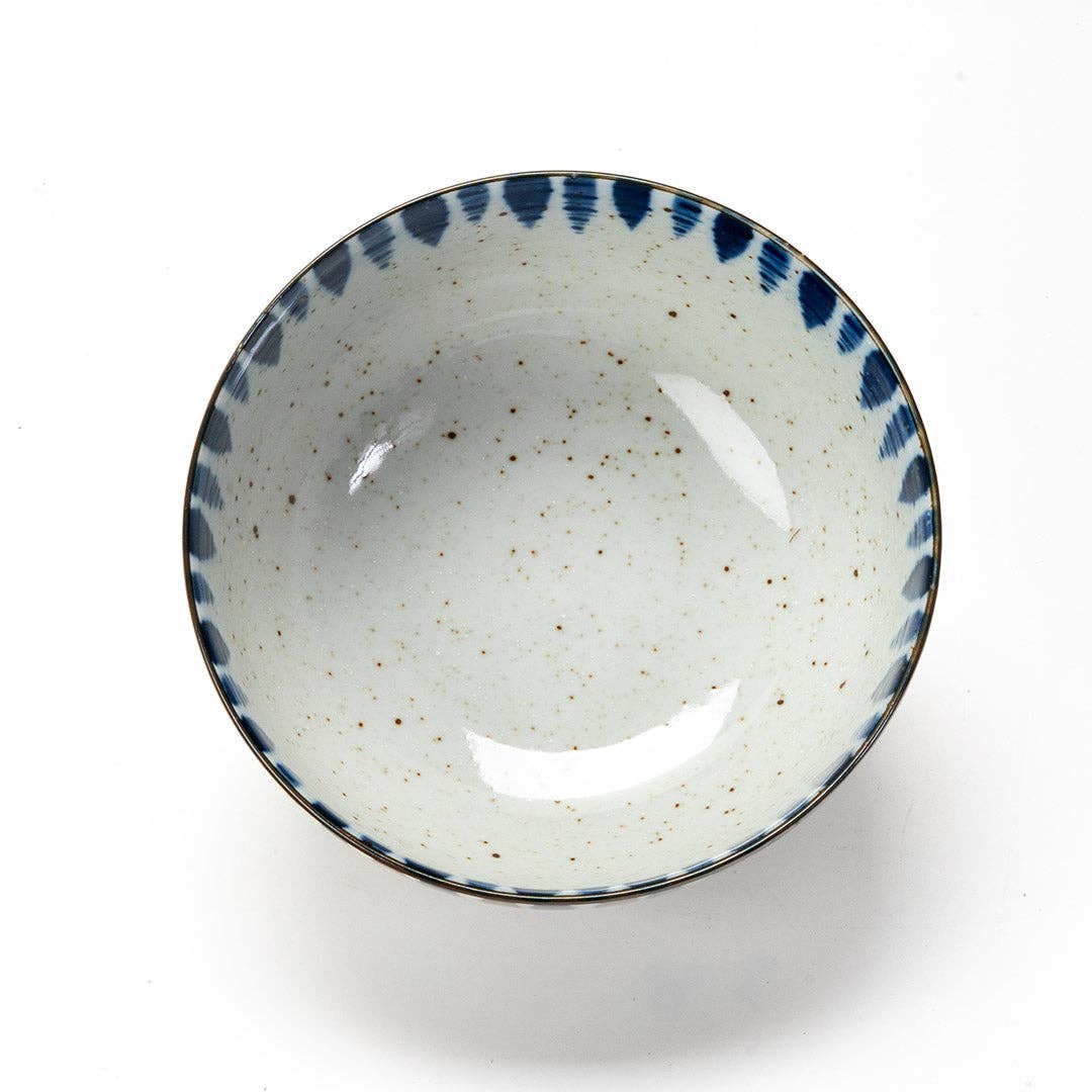 Urban Tokyo - Wholesale Bowl - Fuchitokusa 19oz 6.25"Dia x 3.25"H Porcelain Donburi Medium Bowl JP (4/48)2