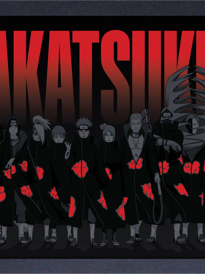 Naruto - Alignement Akatsuki Naruto Shippuden - Gaara 11x17 Affiche Encadrée pour la vente par Pyramid America
