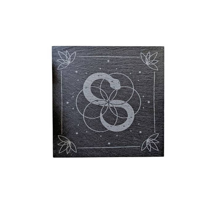 Goddess Provisions - Wholesale Meditation supplies - Infinite Magic Altar Tile - Slate, Ritual Tool, Altar, Spell8