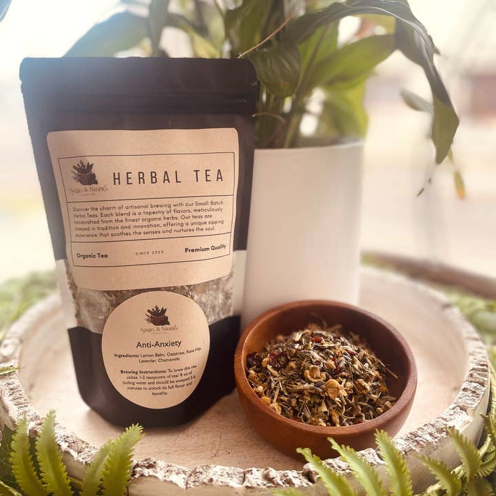 Sage & Stone Apothecary - Wholesale Loose Tea - Anti-Anxiety Herbal Tea