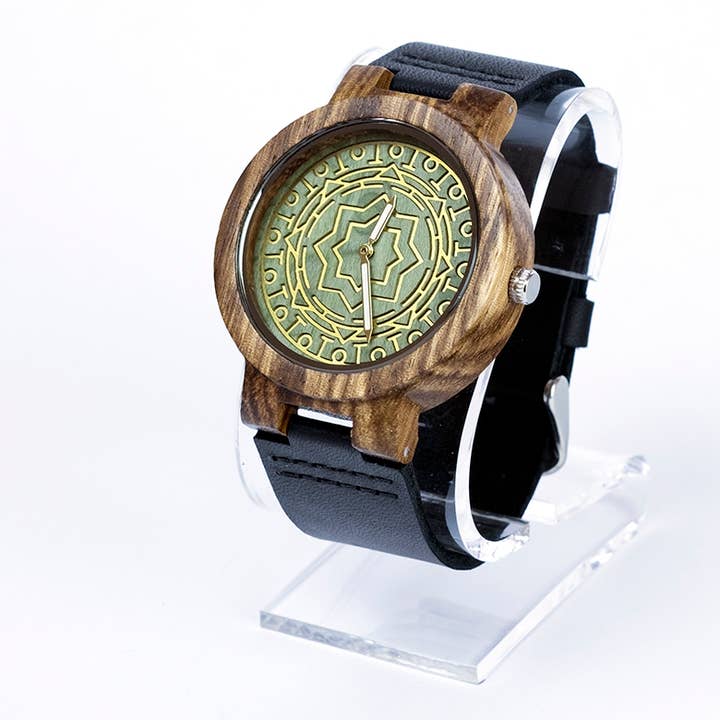 Helios Continuum Wood Watch for wholesale by Continuum Designs, LLC