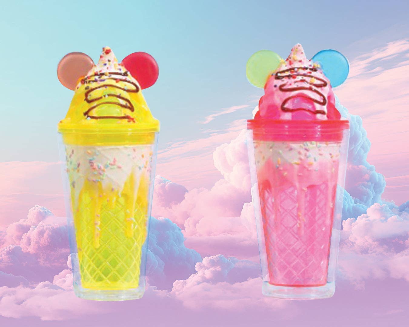 Bewaltz - Wholesale Insulated Mug/Tumbler - Macaroons Soft Serve Tumbler - Pink1