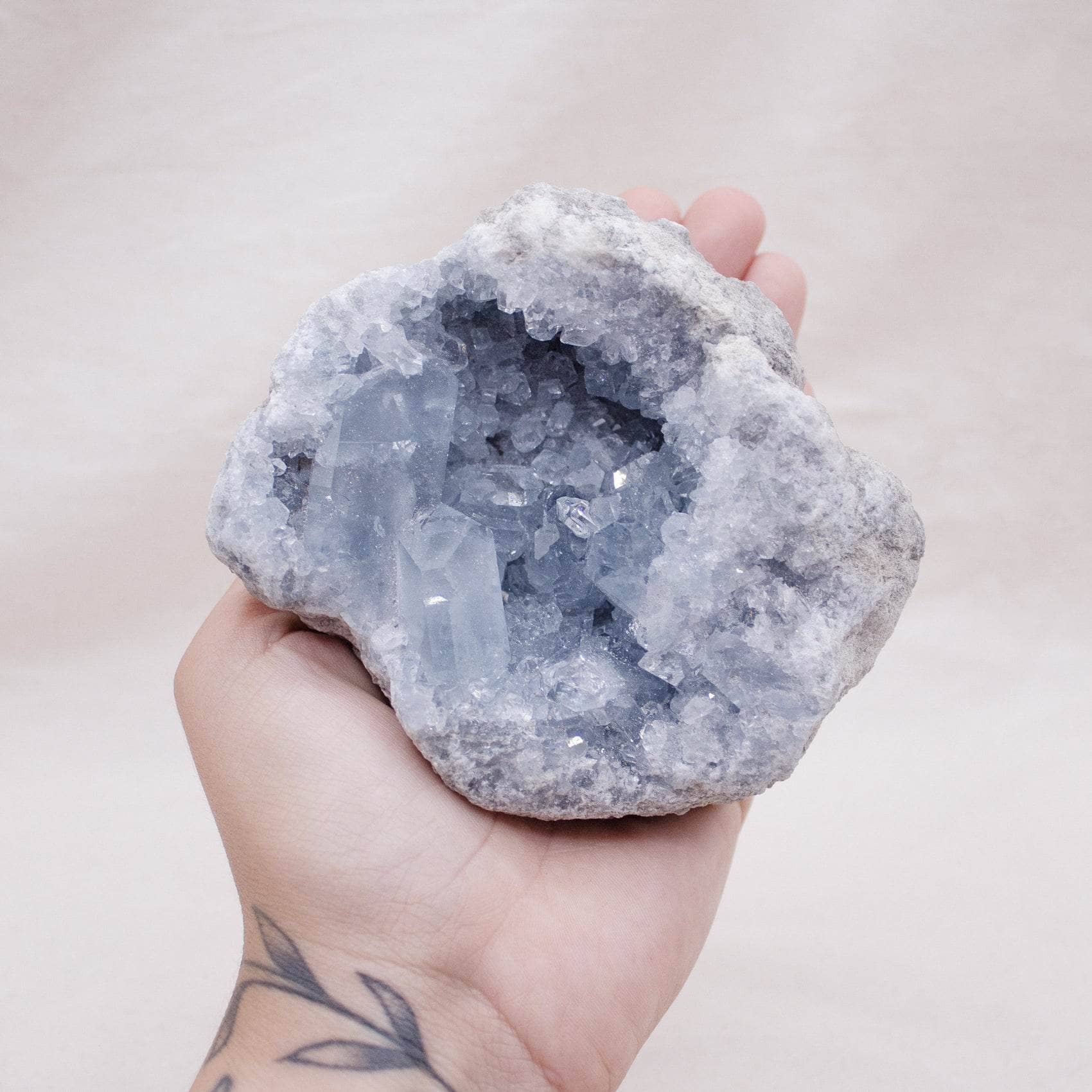 Tiny Rituals - Wholesale Spiritual Stone/Crystal - Celestine Geodes - AAA Premium Quality61