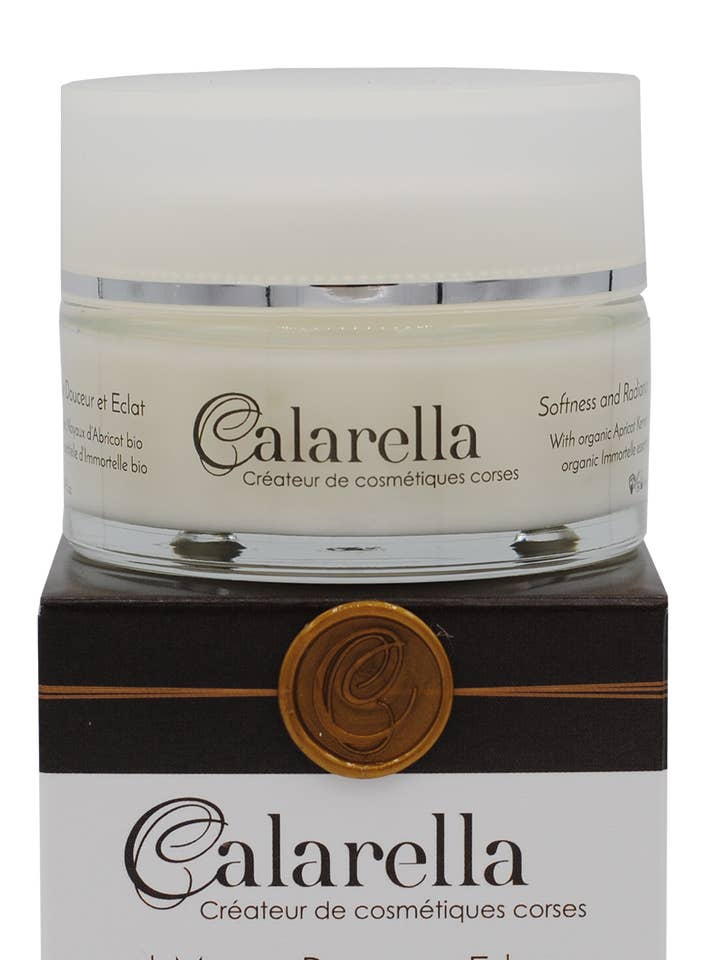 Maschera morbida e radiosa per la vendita all'ingrosso da parte di Calarella - Créateur de cosmétiques corses
