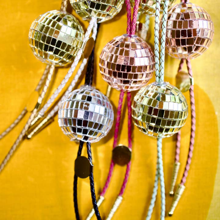 Abstruselike - Wholesale Woven Necklace - Disco Cowgirl - Bolo Tie
