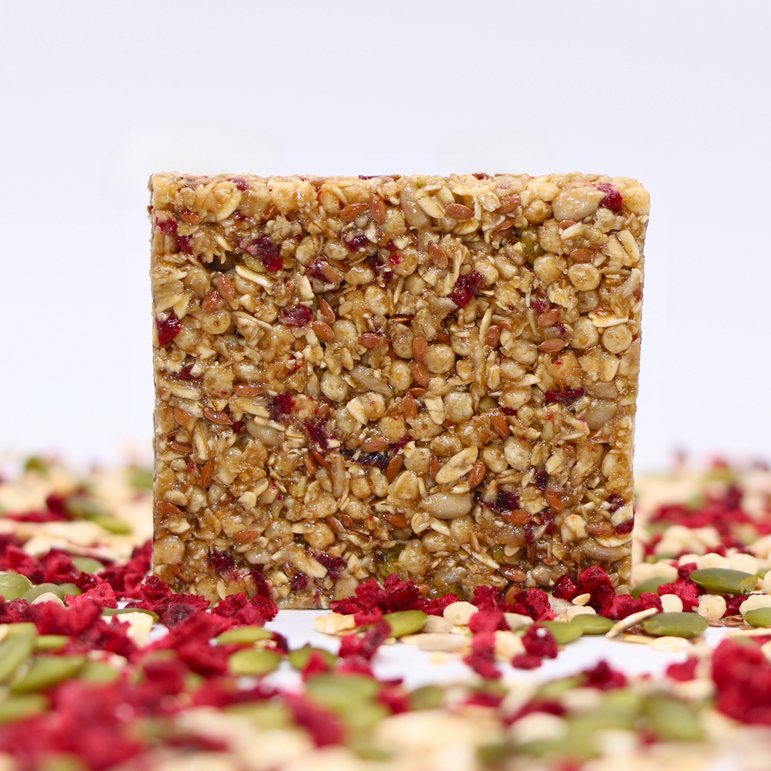 Olympia Granola - Vente Barres de céréales - Barre granola Olympia, tarte aux cerises et à la pépita Trail Bar1