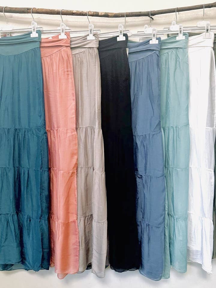 New Silk Tiered Pants for wholesale by Dance in Paris