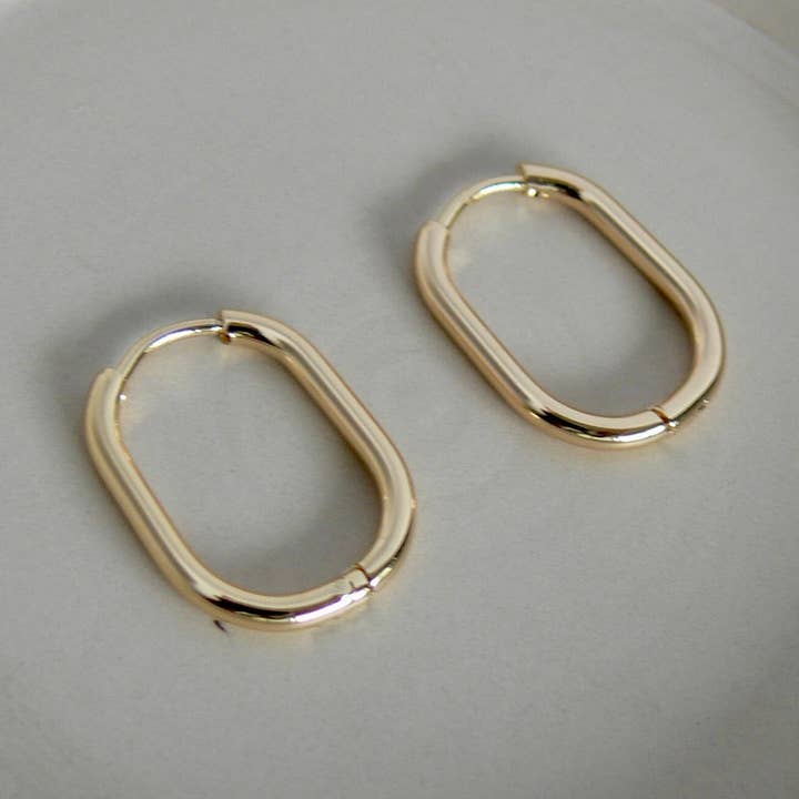 Minimal Hoop Earrings for wholesale by Rope and Leather