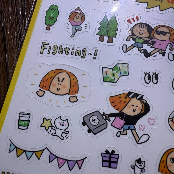 RiN! Studio US – wholesale Sticker – Kawaii PVC Stickers: Sketch Diary, Calendar Stickers9