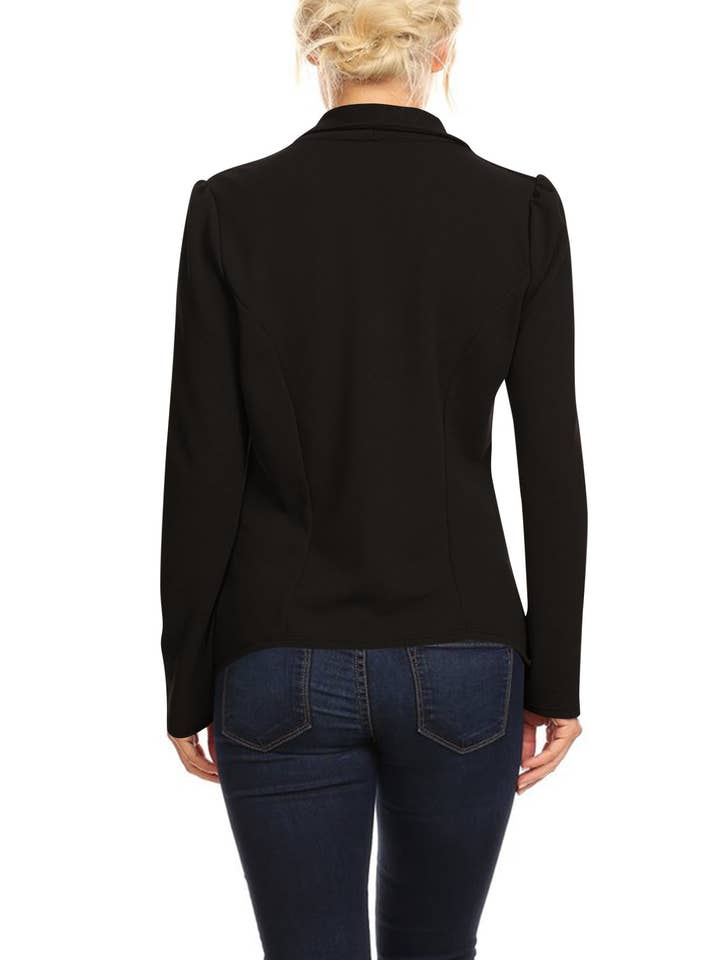 MOA COLLECTION - Wholesale Blazer - Women's - Women's Casual Office Work Basic Blazer Jacket S-3XL6