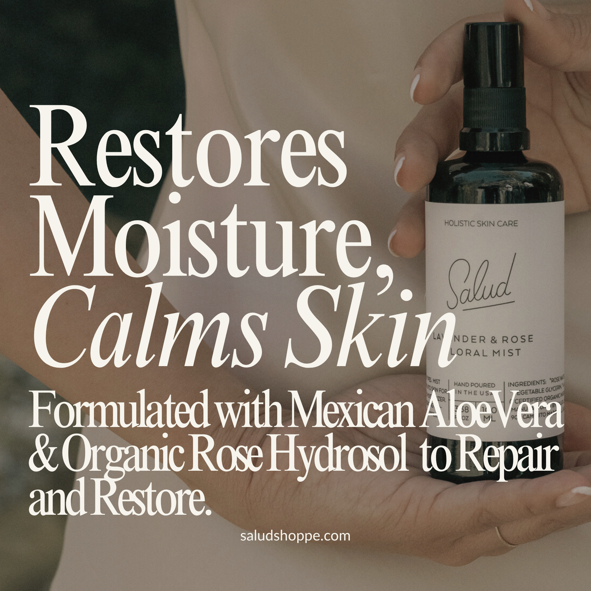 Salud - Wholesale Face & Body Mist/Water - Lavender and Rose Floral Mist | 3.38 fl oz / 100 ml1