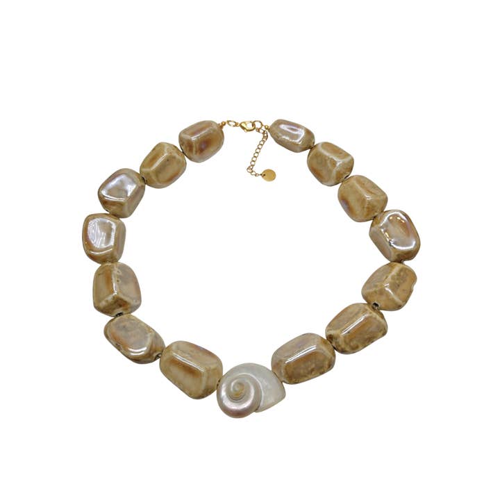 LA MAISON GISEL B. - Wholesale Choker/Collar - Choker Lena beige0