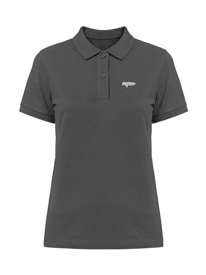 Women's polo esperanto stick anthracite for wholesale by espero