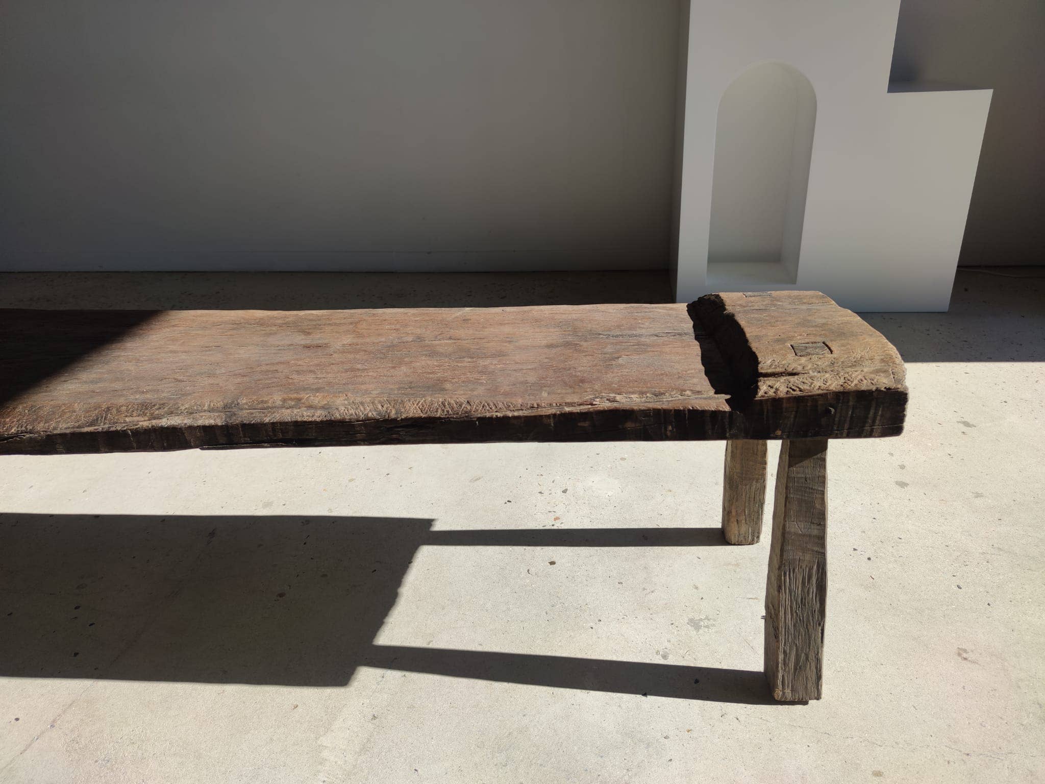 Office Objets - Wholesale Bench - Very large antique teak bench H:50cm L:2m0621
