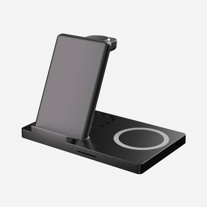 LAX Gadgets - Wholesale Charging Dock - 5in1 Wireless Charging Stand for Phones/AirPods Retail Pack