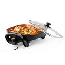 Holstein Housewares - Wholesale Kitchen Appliance - Holstein Housewares 12-inch Non-stick Electric Skillet 1