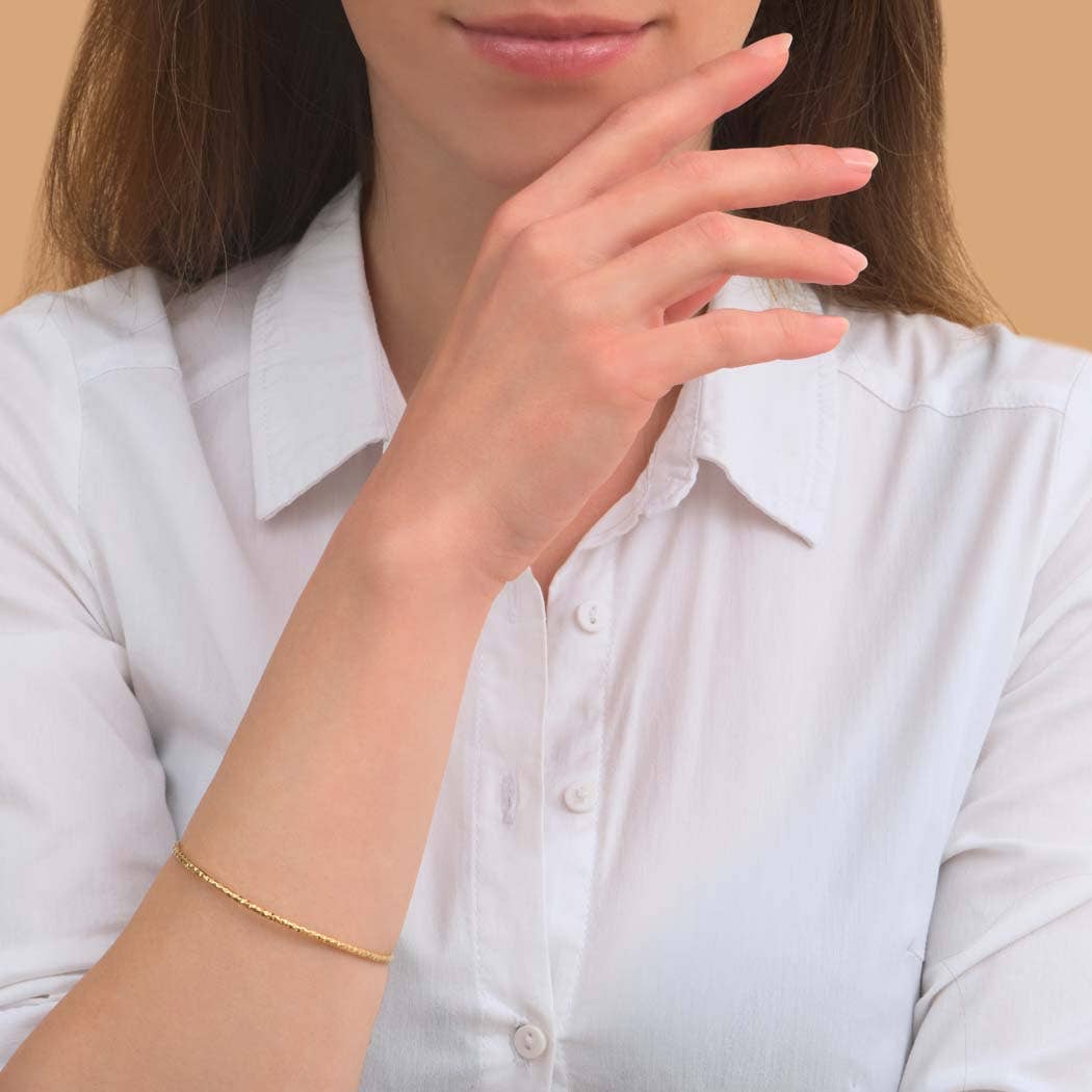 Bijoux Fabrication Française - Wholesale Bangle Bracelet - Diamond bangle - 18K gold Made in France1