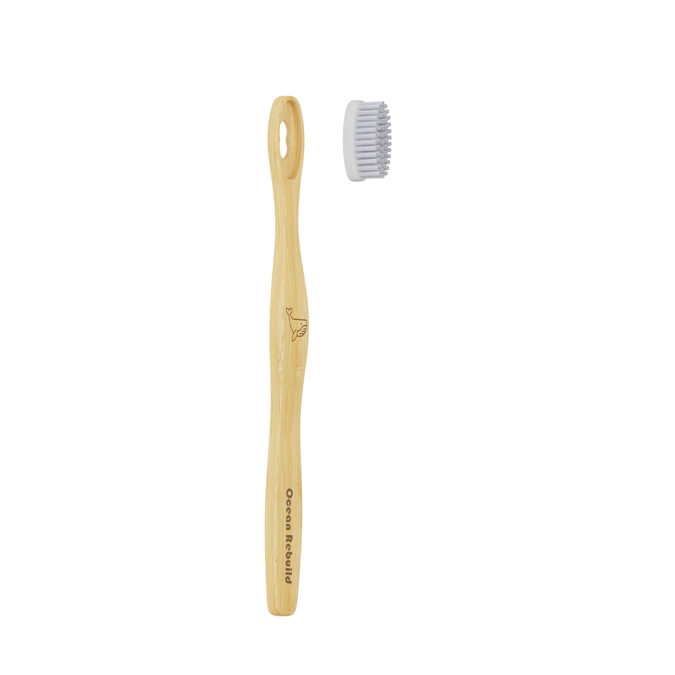Ocean Rebuild - Wholesale Toothbrush - ReFresh 4 in 1 Bamboo Toothbrush With Removable Bristles 12