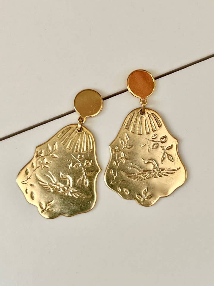 Pendientes Bluebell para venta al por mayor de Sandrine France Studio