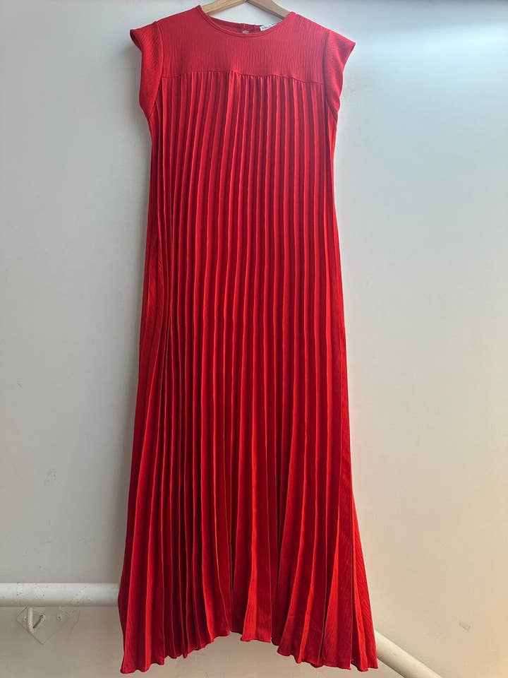 LORIANE - Wholesale Dress - Women's - 11094UP Long and loose plain dress8