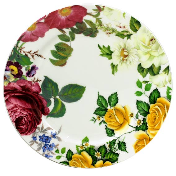 Rosie Posie 8" Seitenplatte für den Großhandel von Rob Turner THE ART OF TABLEWARE