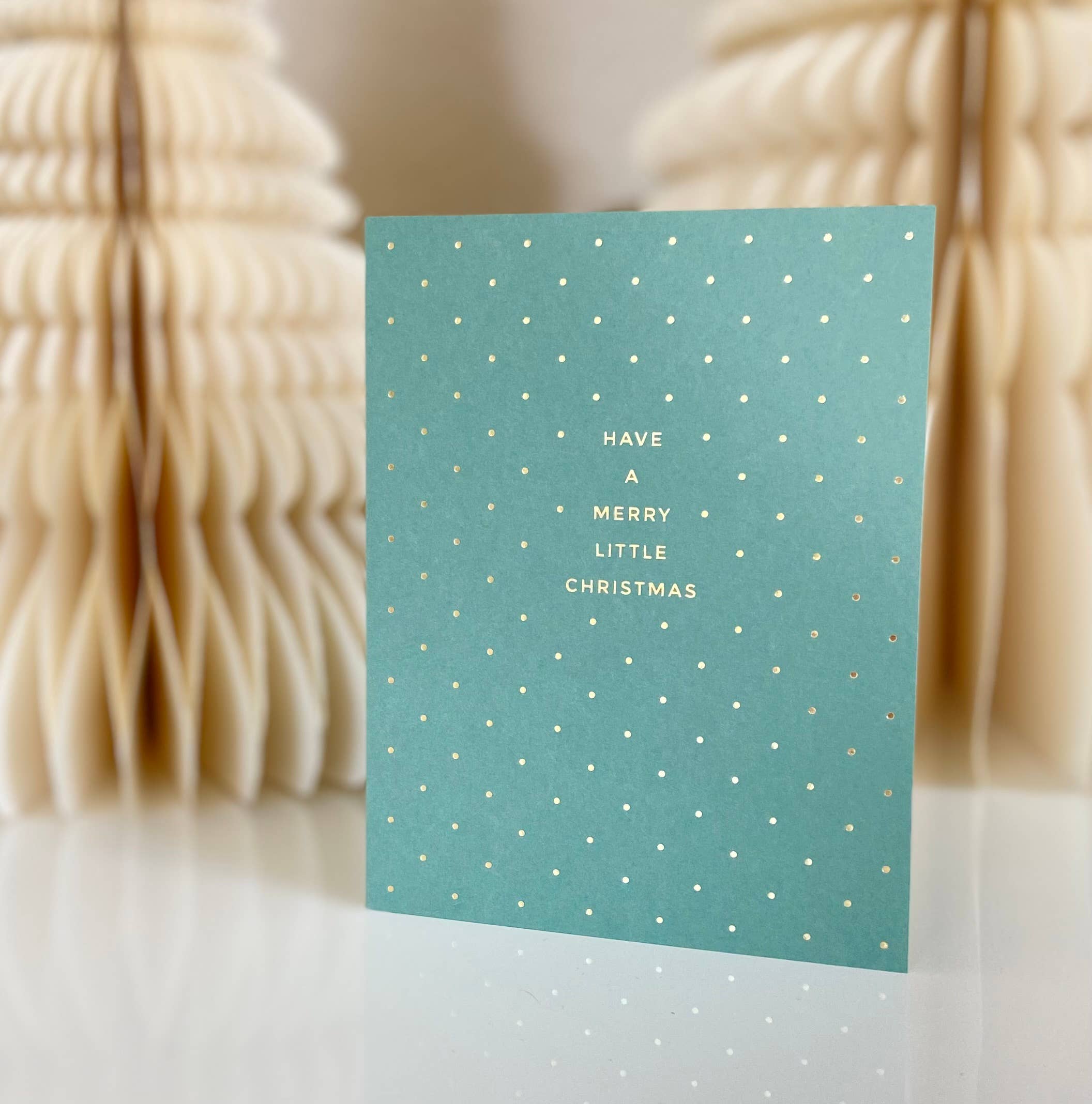 Missive - Wholesale Christmas Card - Merry Little Christmas Foil Greeting Card1