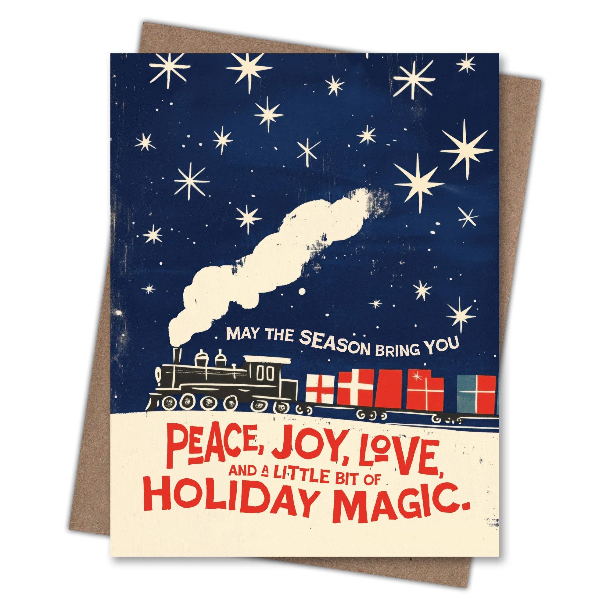 Scarecrow & Nut Tree - Wholesale Christmas Card - Magic Train Holiday Cards Box Set3