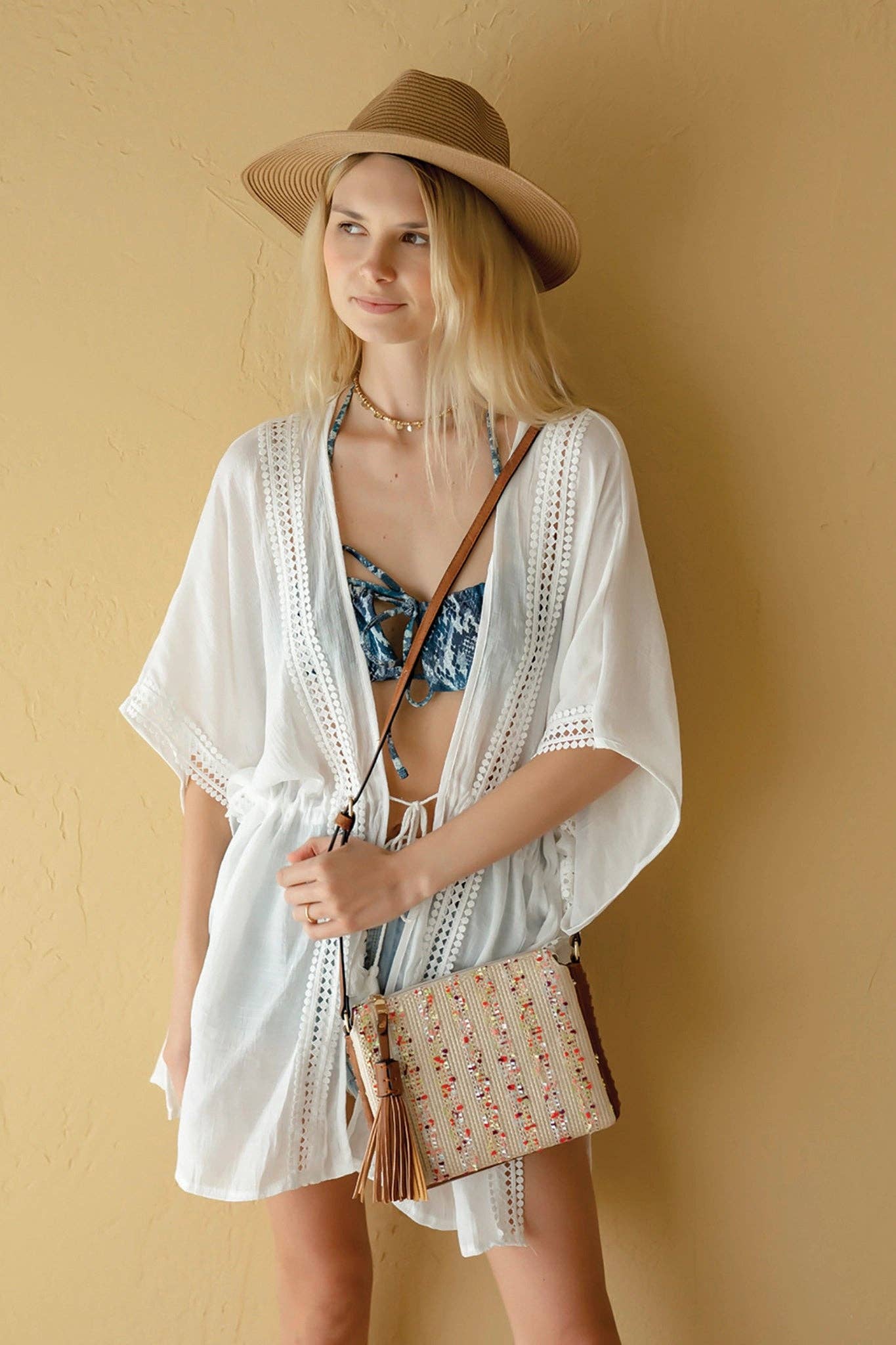 MiMi Wholesale - Vente Sac à bandoulière – femme - Sac à bandoulière à trois compartiments M1918 avec pompon17