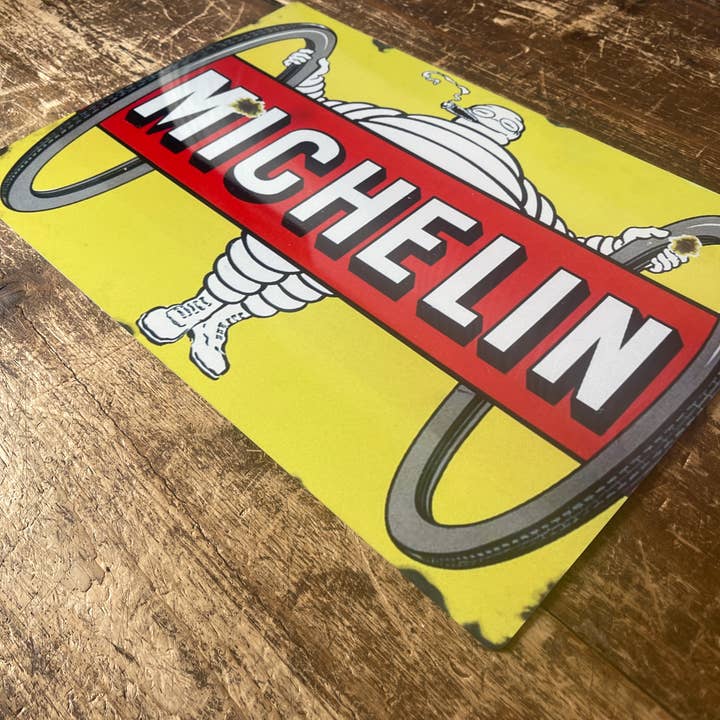 The British Metal Signs Company - Wholesale Sign - Michelin Tyres - Metal Advertising Wall Sign