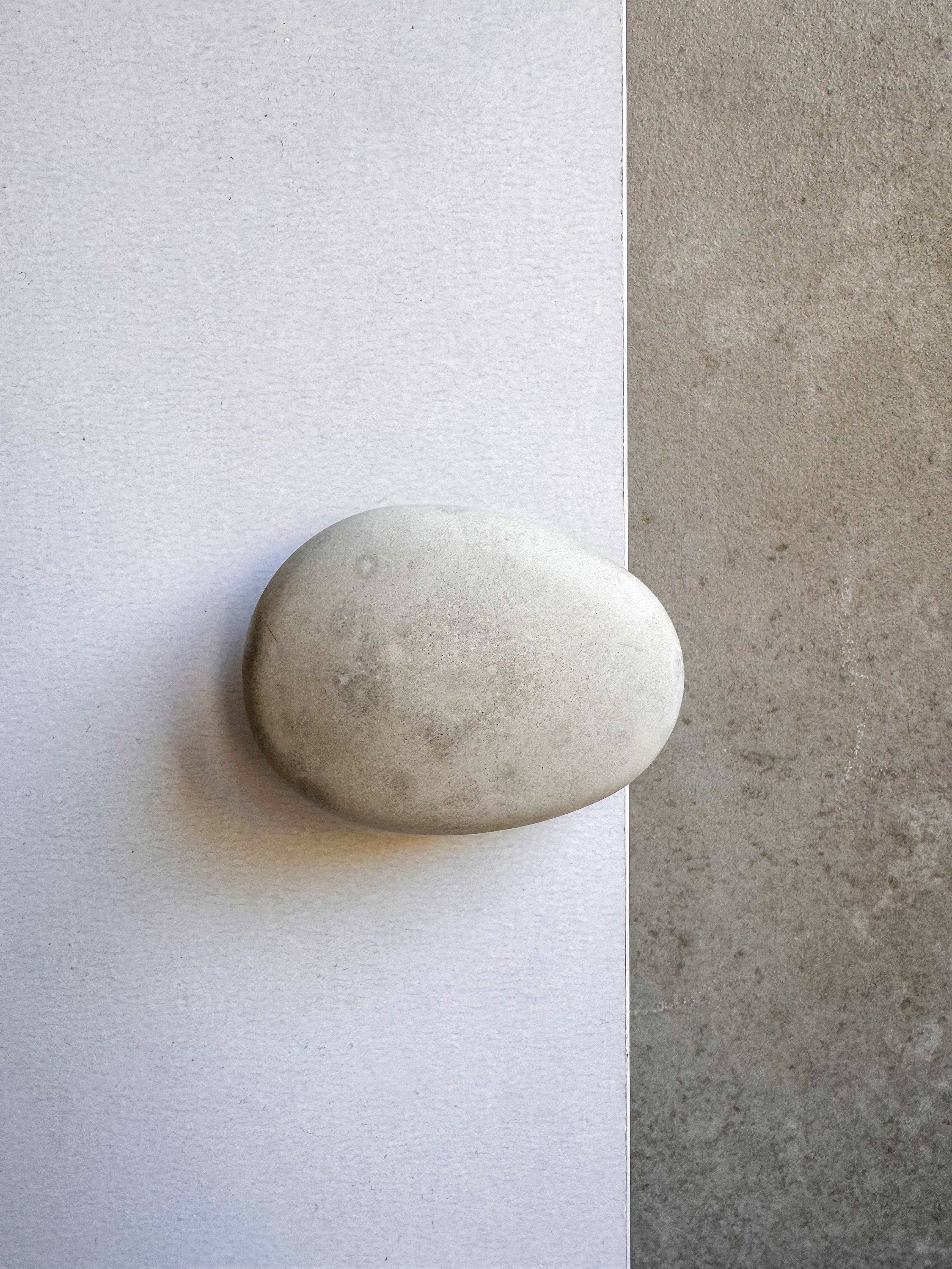 Minimal Loot Design - Wholesale Knob/Pull - Pebble Concrete Knob, Cobblestone Cement Hook, Hat Hook, Drawer Pull, Decorative Peg, Furniture Hardware, Wall Storage, Minimal Cabinet Knob0