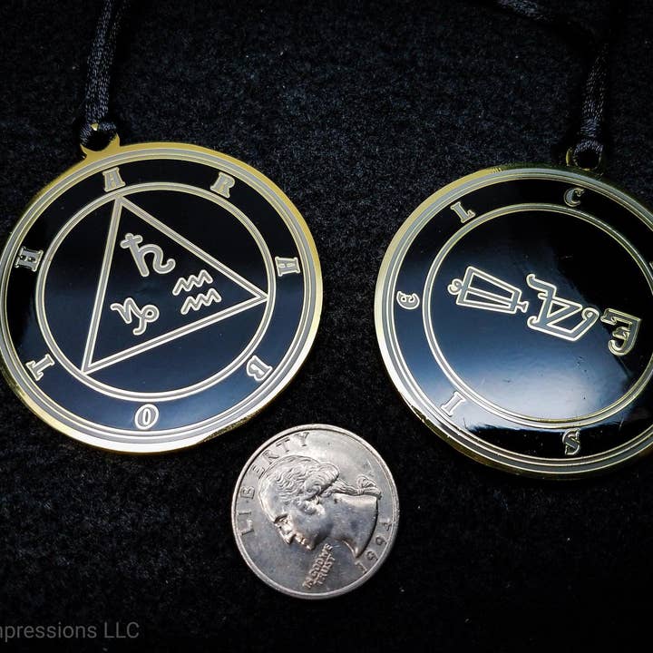 Goetic Impressions - Wholesale Individual Charm/Pendant - Archangel Cassiel Sigil Pendant2