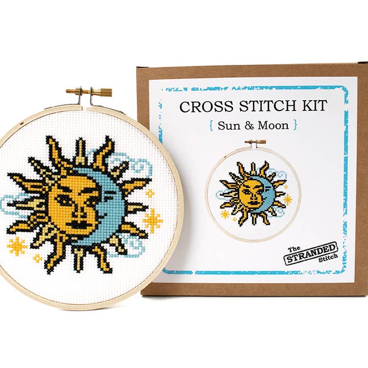 The Stranded Stitch - Vendita all'ingrosso Attrezzatura per ricamo/punto croce - Kit punto croce sole e luna2