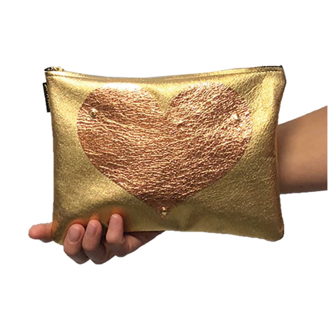 Zina Kao Exclusives – Engroshandel Posetaske - Dame – Soft Heart Applique: 3 størrelser! 9