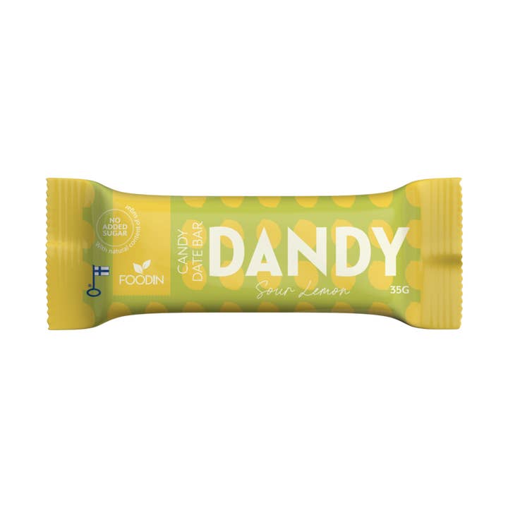 Barra de Tâmaras Dandy Candy Limão Azedo 35g por atacado de Foodin