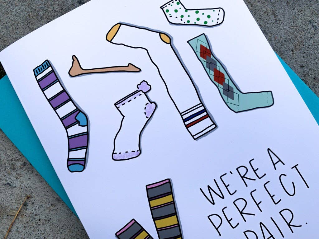 Stone Donut Design, LLC - Vendita all'ingrosso Biglietti d'amore - Siamo la Coppia Perfetta - Biglietto Divertente per Relazioni di StoneDonut Design3