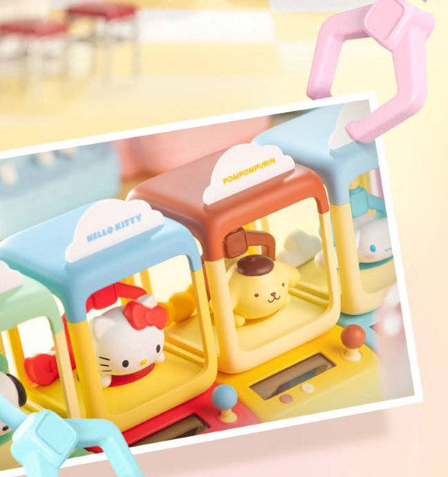 K-Wonderland - Venta al por mayor Figura de juguete - Niños - Figuras Sanrio Mini Máquina de Garra – Serie con Luz y Giro10