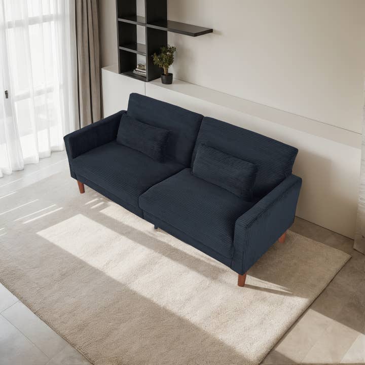 HOMYCASA DESIGN INC - Wholesale Sofa - Linen Sofa in Beige, Black, or Gray, Modern Design