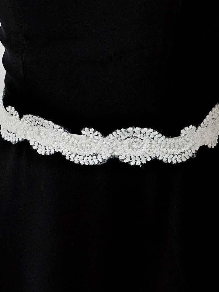 Floral Lace Ribbon Waistband Belt WA0234 for wholesale by Ole