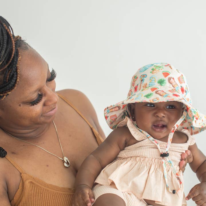 Honey Lemonade- Minky Baby Blankets and Gifts – Großhandel Sonnenhut - Kinder – Baby- und Kinder-Sonnenhut - Aloha2