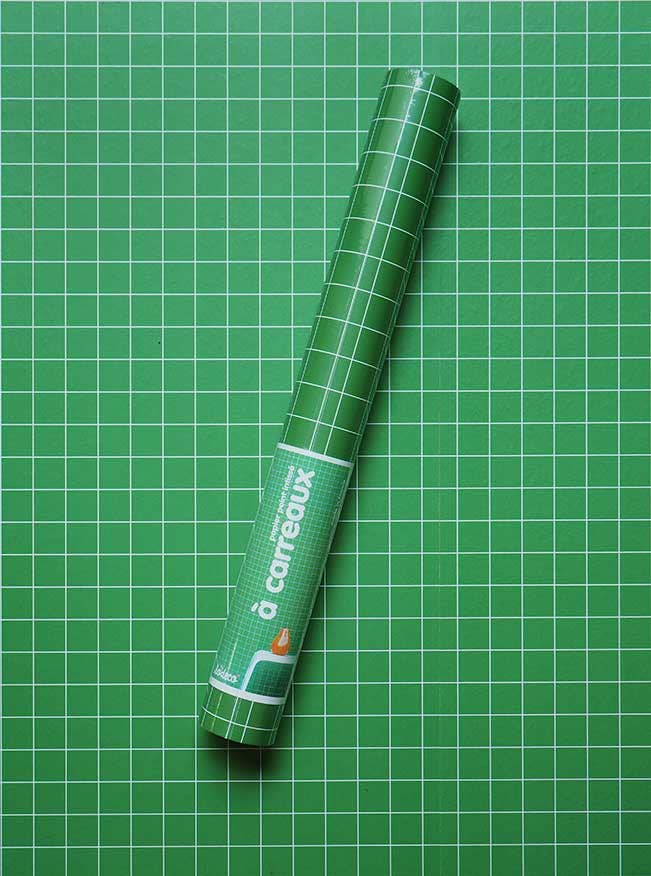 À Carreaux - Wholesale Wallpaper - GREEN POP Wallpaper with small white squares1