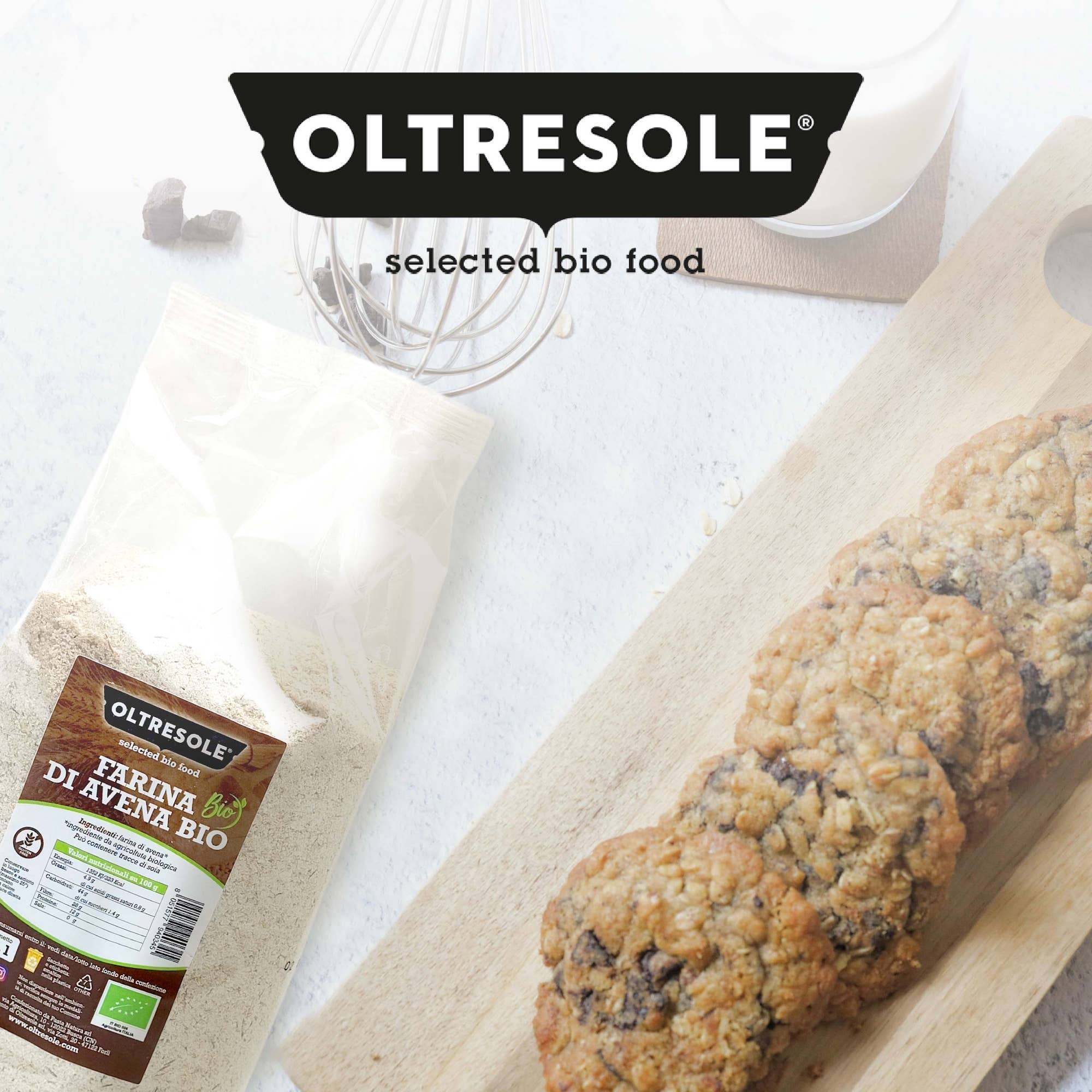 Oltresole - Wholesale Gluten-Free Flour - ORGANIC WHOLE OAT FLOUR 1 Kg6