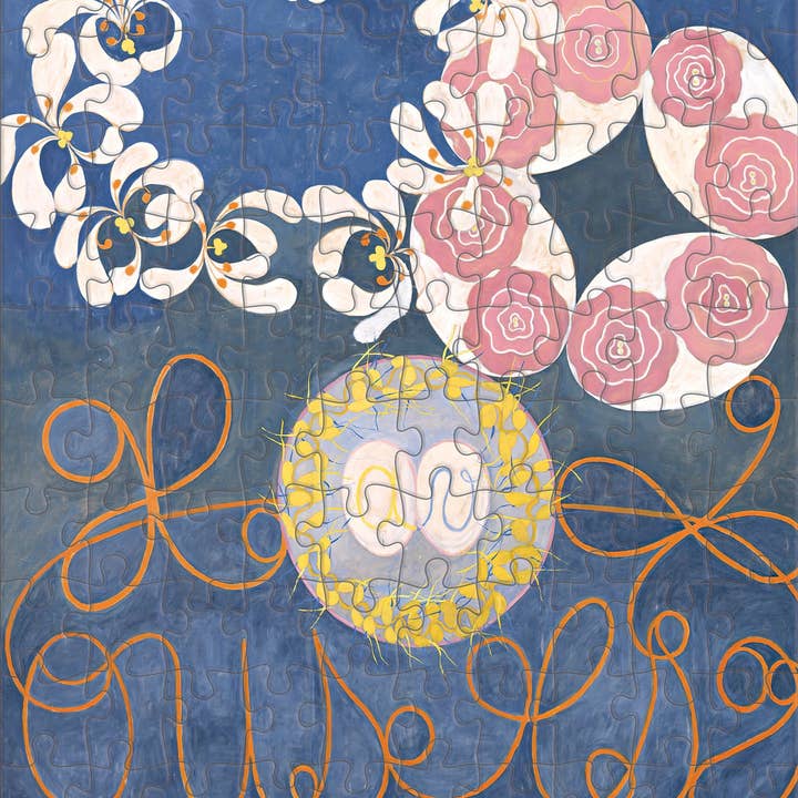 Pomegranate - Wholesale Puzzle - Adult - Hilma af Klint 120-Piece Double-Sided Jigsaw Puzzle Set4
