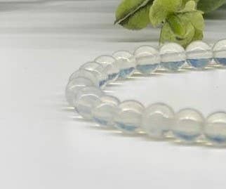 Meraki Gemstones - Vendita all'ingrosso Bracciale con perline - Bracciale elastico in opalite con perline da 6 mm1