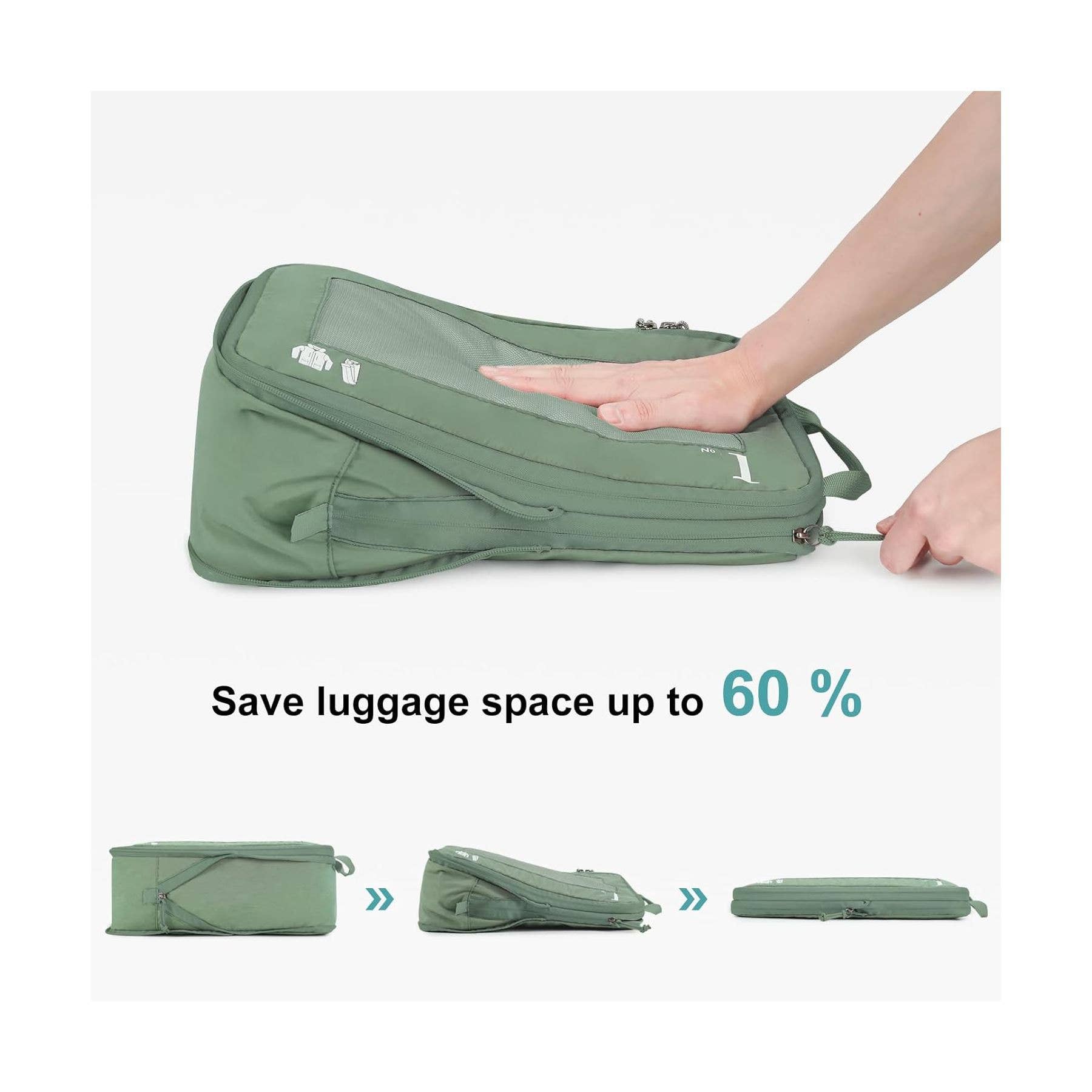 NARWEY INC - Wholesale Packing Cube - 5 Set Compression Packing Cubes for Suitcases Organiser Bags2