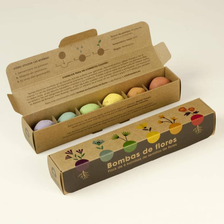 Resetea - Wholesale Plant Seeds - Pack of 6 Flower Bombs🏵️