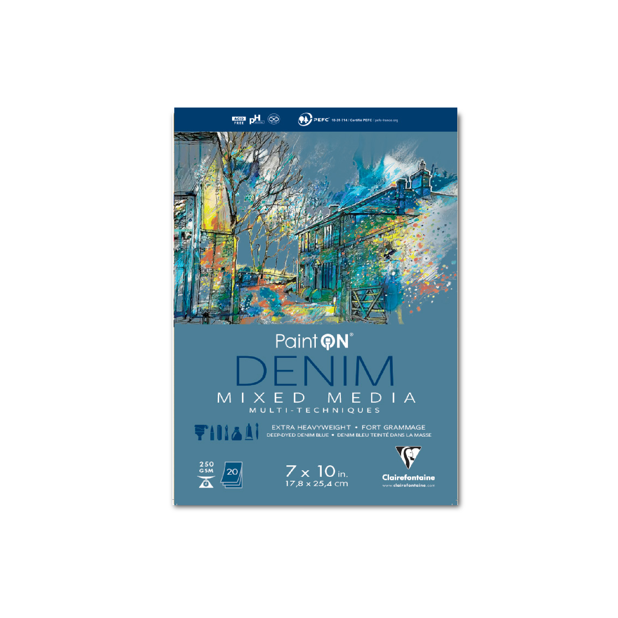 Exaclair - Wholesale Sketchbook/Sketchpad - PaintON Mixed Media Pads - 250g - Six Colors - Three Sizes17