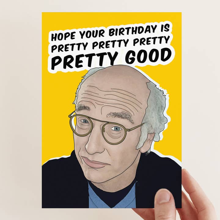 Larry David Birthday Card for wholesale by Bonne Nouvelle