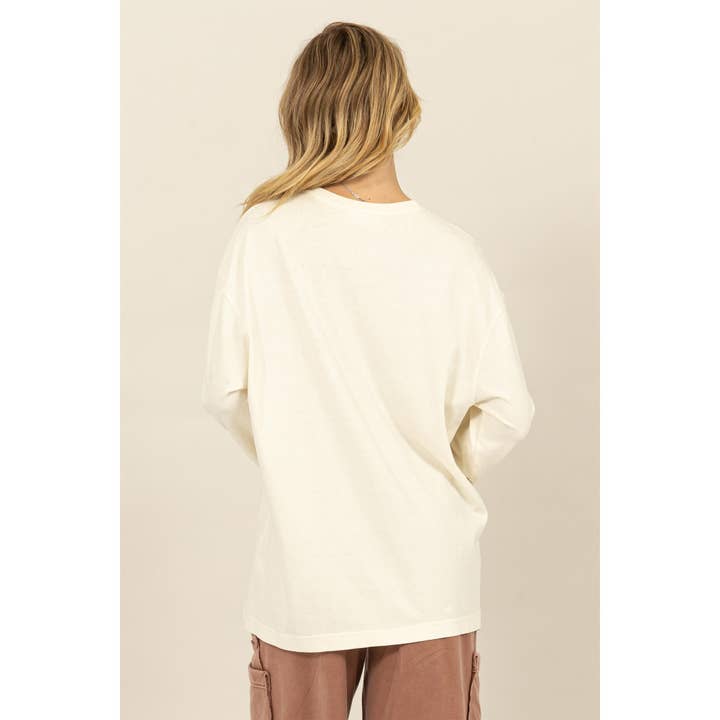HYFVE - Wholesale Shirt - Women's - Oversized Crew Neck Long Sleeve Tee11