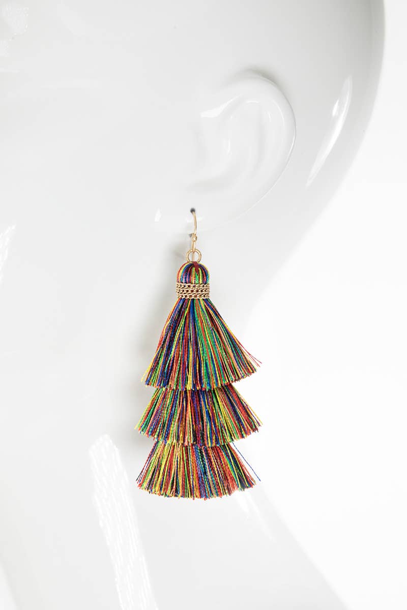 Urbanista - Wholesale Tassel Earrings - Tier Tassel Earrings3